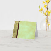 Green Tea Custom Blank Art Card Karte (Gelbe Blume)