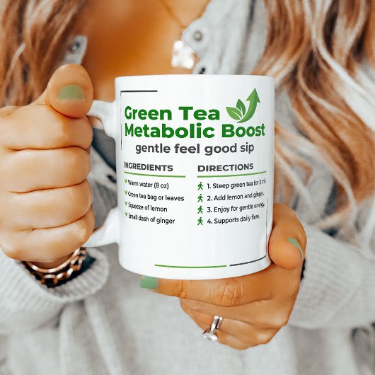 Green Tea Lemon Ginger Steep Guide Kaffeetasse