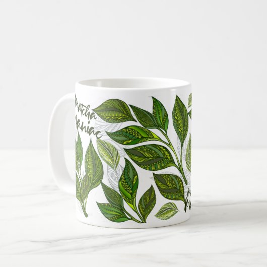 Green Tea Lover Matcha Maniac Tasse (Vorderseite Links)