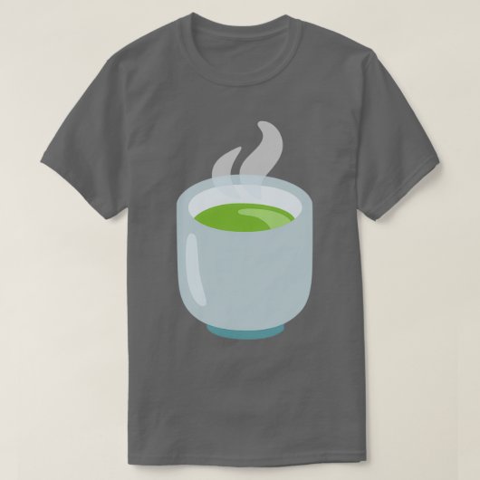 Green Tea Matcha Green Tea Teacup ohne Handgriff T-Shirt (Design vorne)