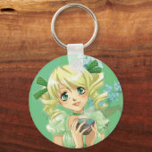 Green Tea Schlüsseltür Schlüsselanhänger (Vorderseite)