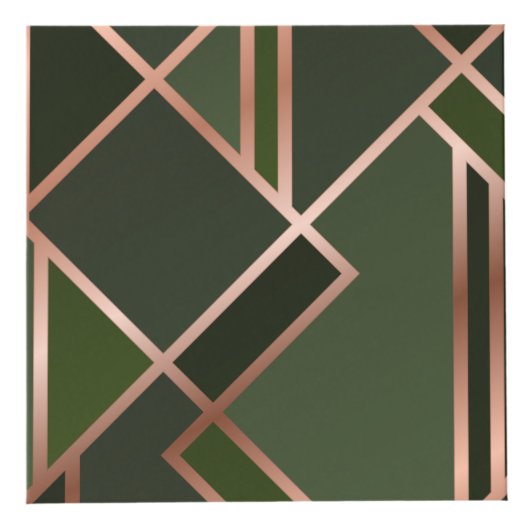 Green,teal,gold, golden,geometric,pattern,modern,e würfel (Rechts)