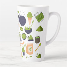Green Tee Latte Tasse