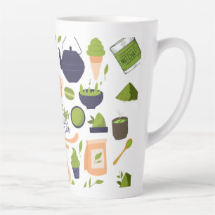 Green Tee Latte Tasse