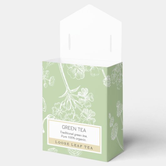 Green Tee - Lose Leaf Tee Packung Kleine Box Geschenkschachtel (Geöffnet)