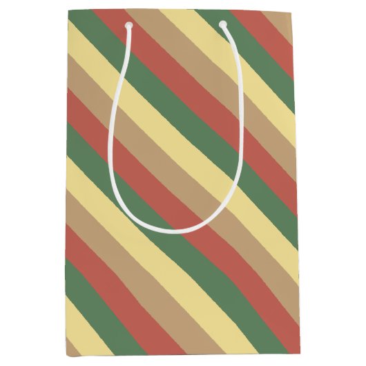Green Tee Medium Geschenktasche Mittlere Geschenktüte (Vorderseite)