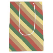 Green Tee Medium Geschenktasche Mittlere Geschenktüte (Rückseite)