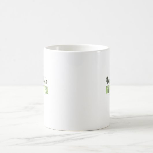 Green Tee Personalisiert Coffee Tasse (Mittel)