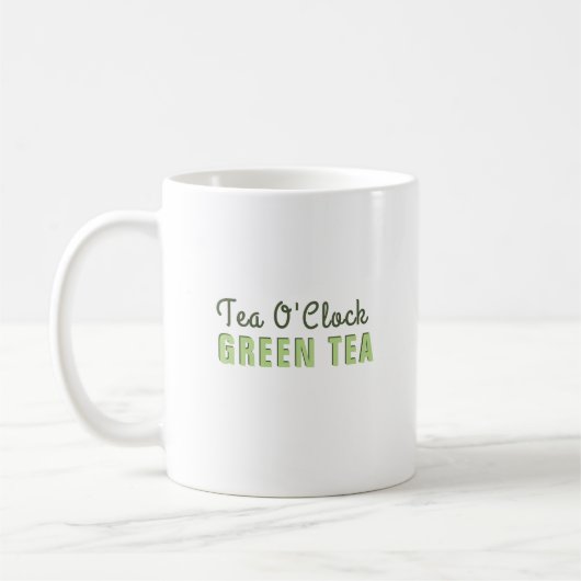 Green Tee Personalisiert Coffee Tasse (Links)
