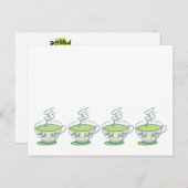 Green Tee Postcard Postkarte (Vorne/Hinten)