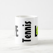 Green Tennis Ball LIEBE Kaffeetasse (Mittel)