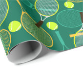 Green Tennis Geschenkpapier (Rolleneckpunkt)