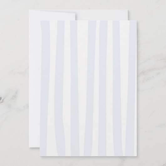 Green Tennis Rackets Blue Strip Brautparty Einladung (Rückseite)