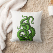 Green Tentacles Kissen (Decke)