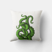 Green Tentacles Kissen (Rückseite)