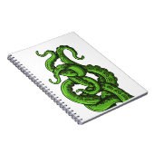 Green Tentacles Notizblock (Rechte Seite)