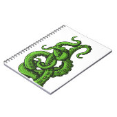 Green Tentacles Notizblock (Linke Seite)