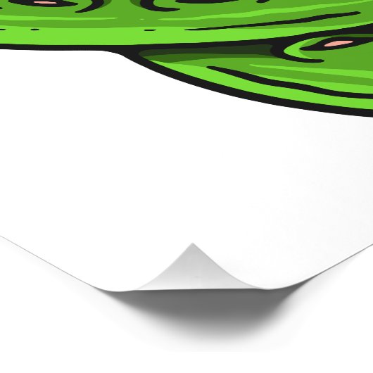 Green Tentacles Poster (Ecke)