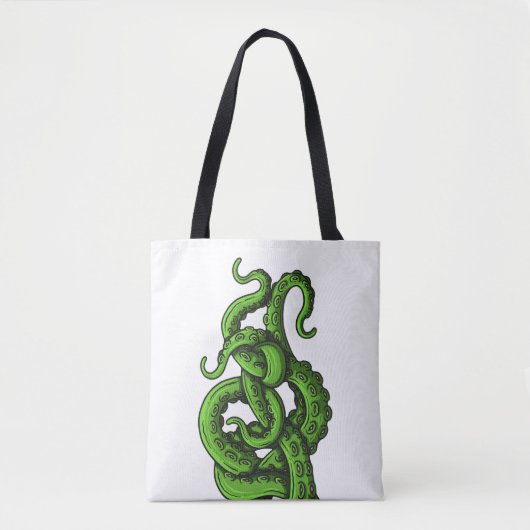 Green Tentacles Tasche (Vorderseite)