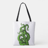 Green Tentacles Tasche (Rückseite)