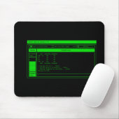 Green Terminal Mousepad (Mit Mouse)