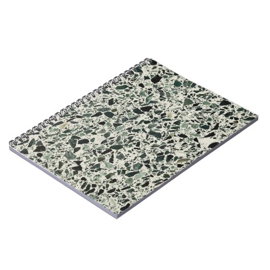 Green Terrazzo Notizblock (Linke Seite)