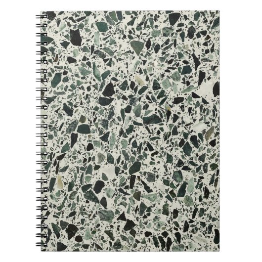 Green Terrazzo Notizblock (Vorderseite)