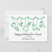 Green Texas Holiday Hanging Icons (Vorderseite)