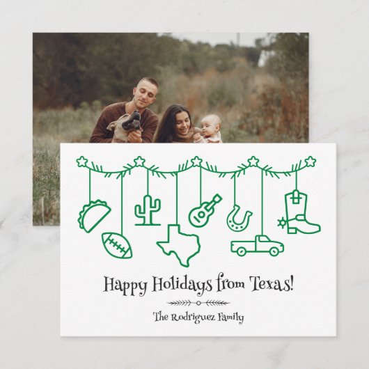 Green Texas Holiday Hanging Icons (Vorne/Hinten)