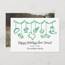 Green Texas Holiday Hanging Icons