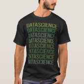 Green Text Data Science T-Shirt (Vorderseite)