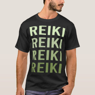 Green Text Reiki T-Shirt