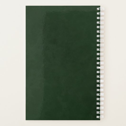 Green Texture Business 2024 Weekly Planer (Rückseite)