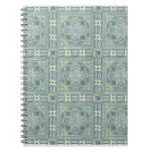 Green Texture Spiral Notebook Notizblock (Vorderseite)
