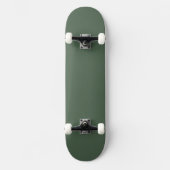 Green Textured Skateboard Modern Sleek Design (Vorderseite)