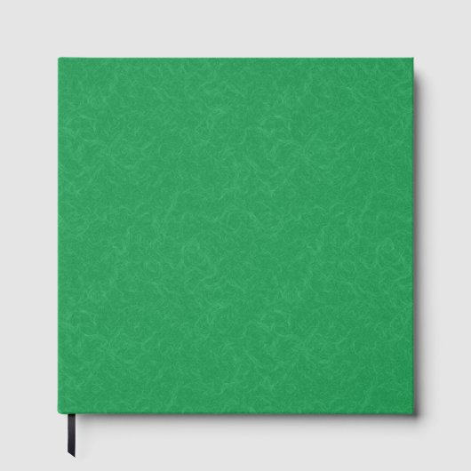 Green textured surface with  swirling pattern gästebuch (Vorderseite)