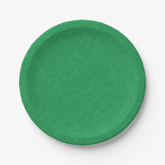 Green textured surface with  swirling pattern pappteller (Vorderseite)