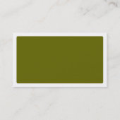 Green-Theme-Pilot - einfache Visitenkarten Visitenkarte (Rückseite)
