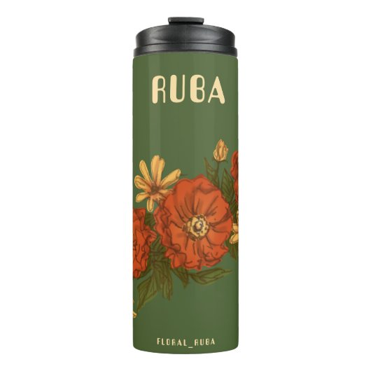 Green Thermal Tumbler Thermosbecher (Vorderseite)