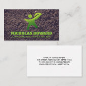 Green Thumb-Logo | BodenVisitenkarte Visitenkarte (Vorne/Hinten)