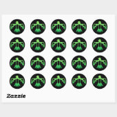 Green Thunderbird Sticker (Blatt)