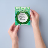 Green Tiedye Foto Event Flyer (Gruppe)