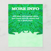 Green Tiedye Foto Event Flyer (Hinten)