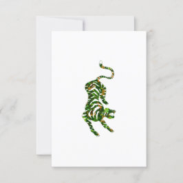 Green Tiger Einladung