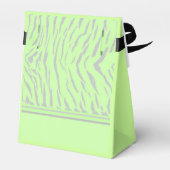Green Tiger Fur Muster Geschenkschachtel (Rückseite)
