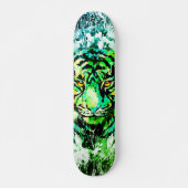 Green Tiger Skateboard - Green Tiger Zeichnend (Vorne)