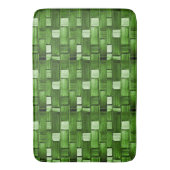 Green Tile Bathmat Badematte (Vorderseite Vertikal)