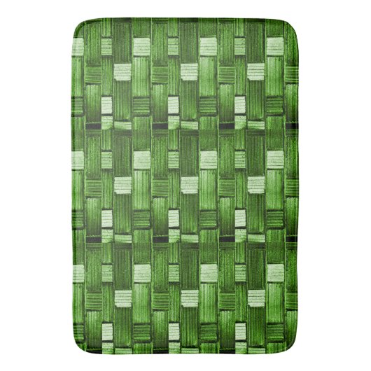Green Tile Bathmat Badematte (Vorderseite Vertikal)