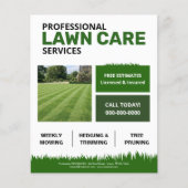 Green Tiles - Lawn Care Services Flyer (Vorne)