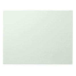 Green Tint 11"x8.5" Notepad mit sauberem, modernem Notizblock